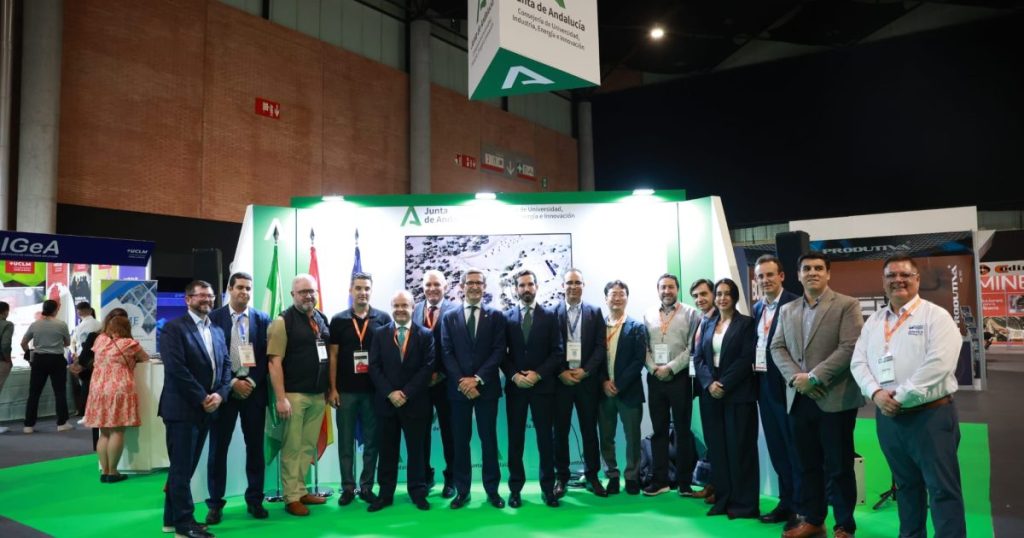 Andalucía TRADE organiza un encuentro internacional con agentes de cinco países en el foro de minería Mining and Minerals Hall Sevilla