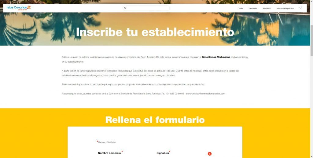 Turismo abre la inscripción para que alojamientos y agencias de viajes se beneficien de los bonos turísticos