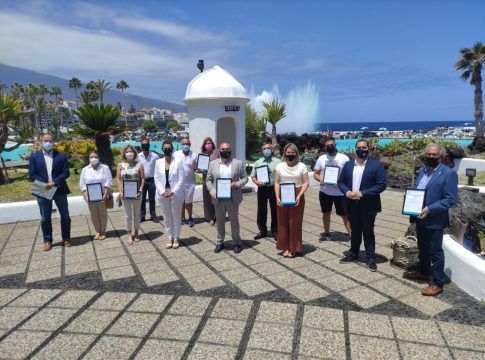Los espacios públicos de interés turístico de Puerto de la Cruz reciben el sello Safe Tourism