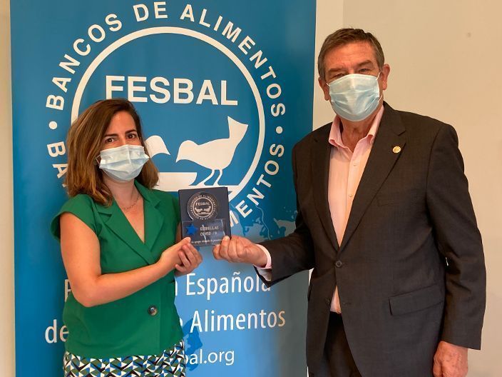 Fundación Cepsa recibe el reconocimiento “Estrellas COVID-19” de FESBAL por su apoyo a los Bancos de Alimentos durante la pandemia
