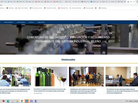 El Observatorio Industrial de Canarias ofrece en su web todos los servicios, ayudas e indicadores del sector