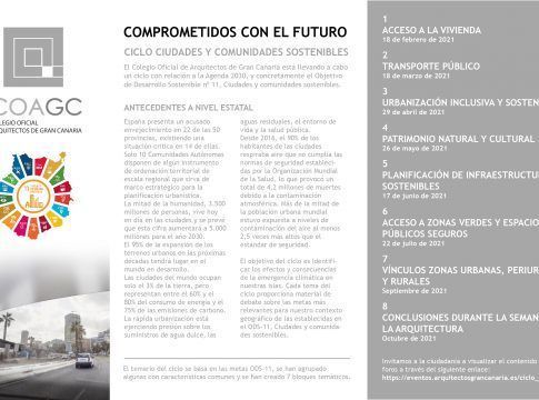 Ciclo ciudades y comunidades sostenibles, Colegio Oficial de Arquitectos de Gran Canaria