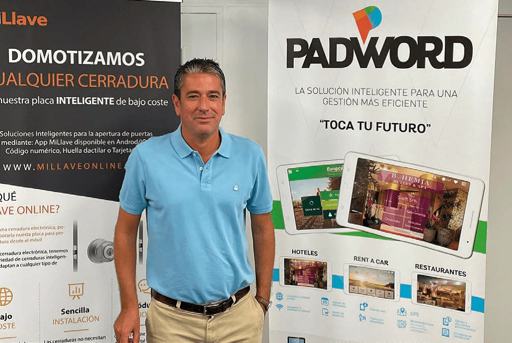 Javier Afonso,CEO de Padword: “Padword ofrece un servicio que supone una ventaja para clientes y hoteleros”