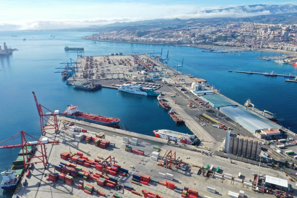 Puertos de Las Palmas se mantiene al alza con un crecimiento del 7,53% respecto de enero-julio de 2019