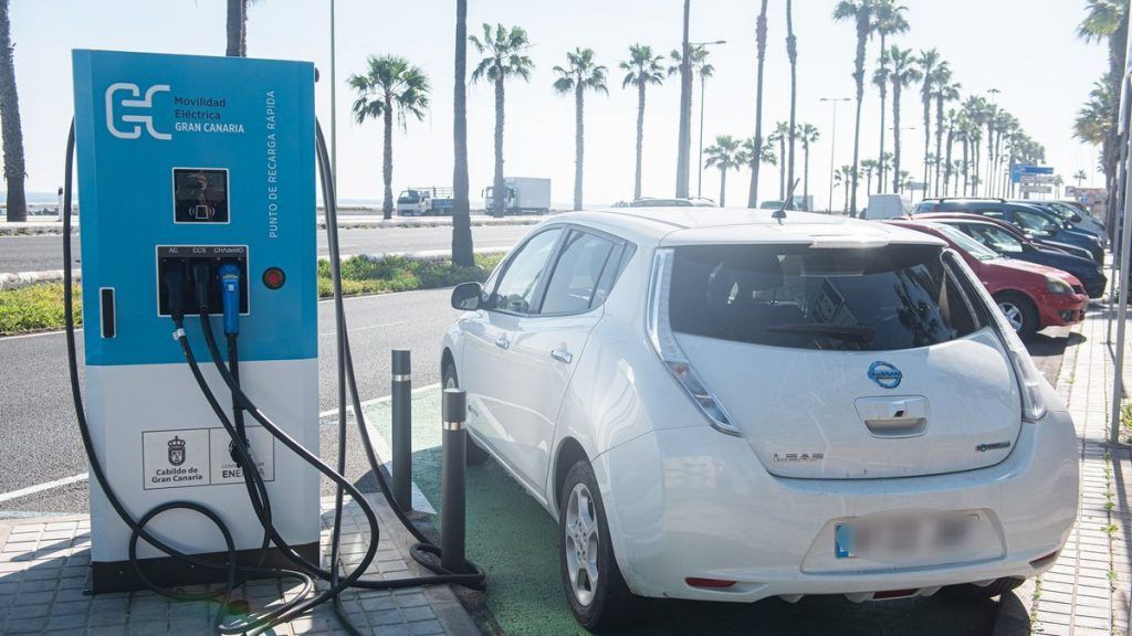 La red de puntos de recarga de vehículos eléctricos de Gran Canaria registra un consumo de 68.446 kWh en lo que va de año