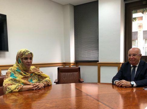 El Gobierno autonómico recibe a la nueva cónsul general de Mauritania en Canarias