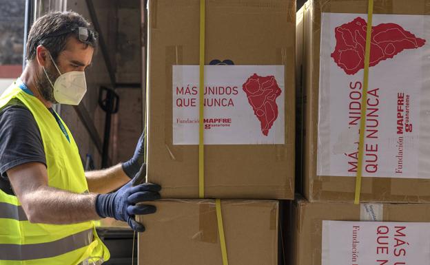 Ayudas de emergencia de Fundación MAPFRE Guanarteme para la isla de La Palma