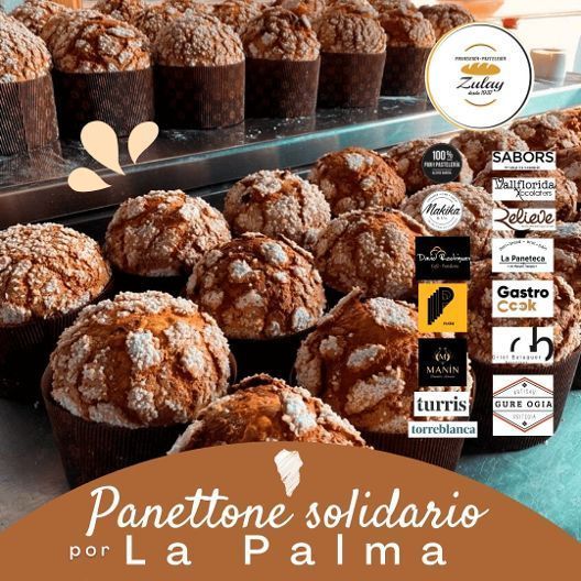 La Panadería Pastelería Zulay crea una campaña nacional para ayudar a la La Palma