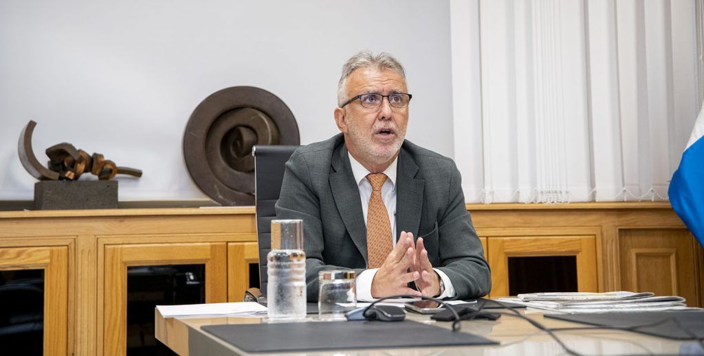 Torres interviene en la primera reunión de la comisión interdepartamental que abordará los daños en La Palma