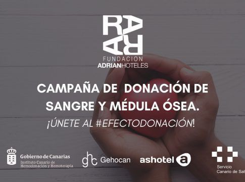 Ashotel colabora con la Fundación Adrián Hoteles en una campaña de donación de sangre y médula ósea a partir del día 10