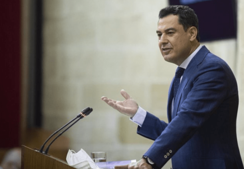 Moreno: "En febrero veremos si me obligan a adelantar elecciones" en Andalucía