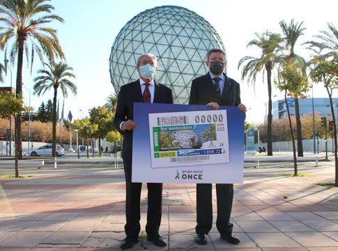 La ONCE estrena 2022 con el cupón dedicado al proyecto eCitySevilla del PCT Cartuja
