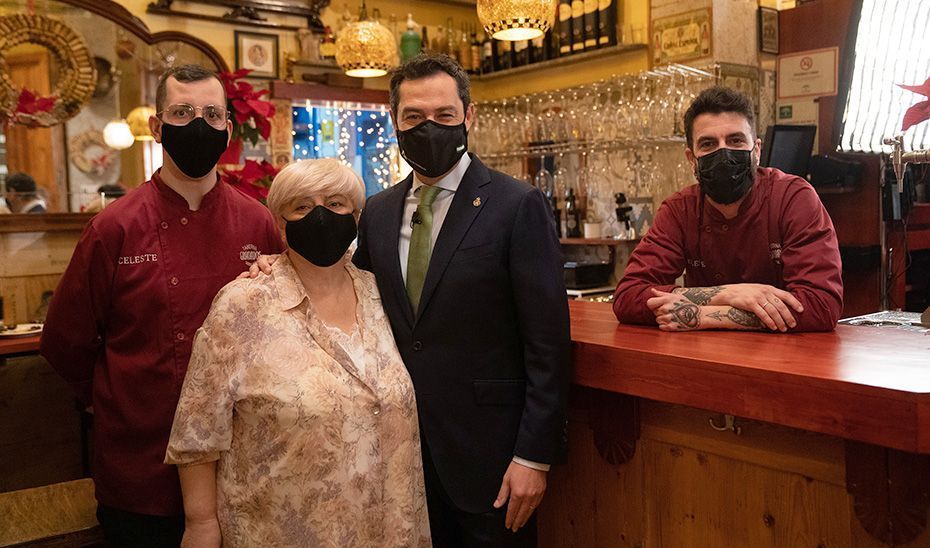 Moreno destaca la estabilidad y la “calma política” de Andalucía y anima a encarar 2022 con optimismo