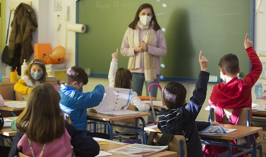 Los centros educativos solicitan en la vuelta a las aulas la sustitución del 0,87% de los docentes