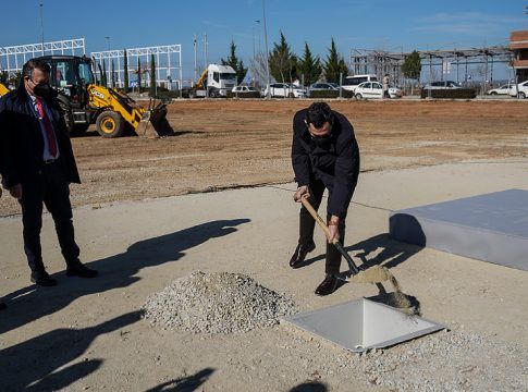 Moreno coloca la primera piedra del Centro de FP Aeroespacial, la mayor inversión en infraestructuras educativas en esta legislatura