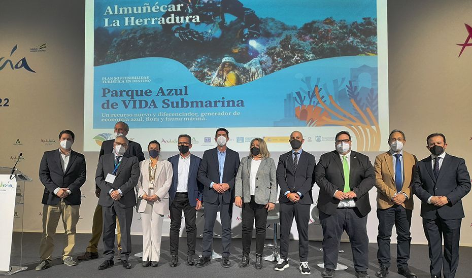 Marín destaca el Parque Subacuático de Almuñécar como un proyecto "innovador" que mitigará la estacionalidad turística