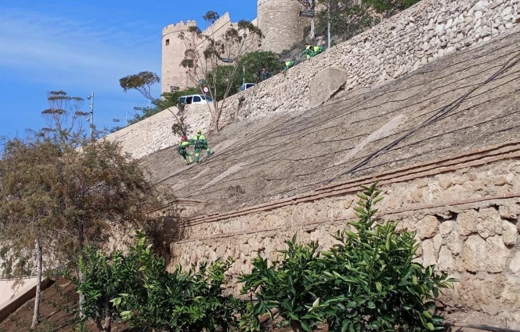 22.000 euros en el ajardinamiento y mejora del talud de acceso al Mesón Gitano