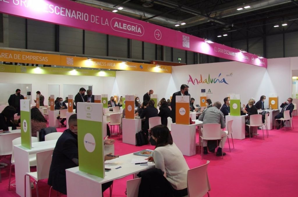 Los profesionales andaluces en Fitur duplican los contactos comerciales y encaran 2022 con optimismo