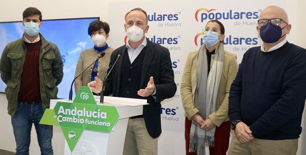 El PP de Huelva pide al PSOE que apoye la revisión del Plan de la Corona Norte en el Parlamento