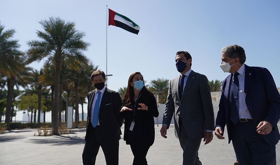 Moreno abre la puerta a los Emiratos Árabes a una mayor inversión en Andalucía "sin obstáculos"