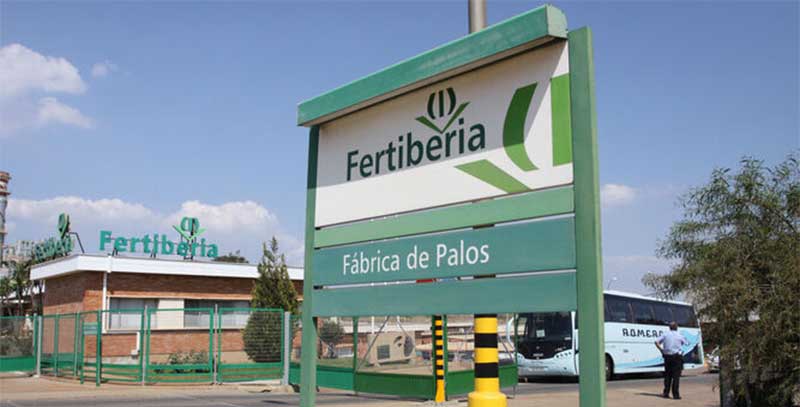 Fertiberia trabaja en el cero impacto ambiental de su planta de fabricación de fertilizantes de Huelva