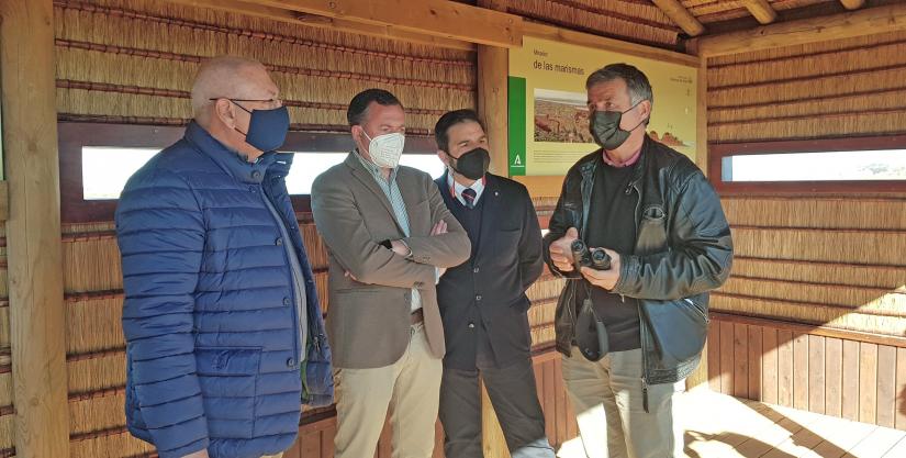 La Fundación Atlantic Copper y la Junta celebran el Día Mundial de los Humedales con una visita al Observatorio del Águila Pescadora en Marismas del Odiel