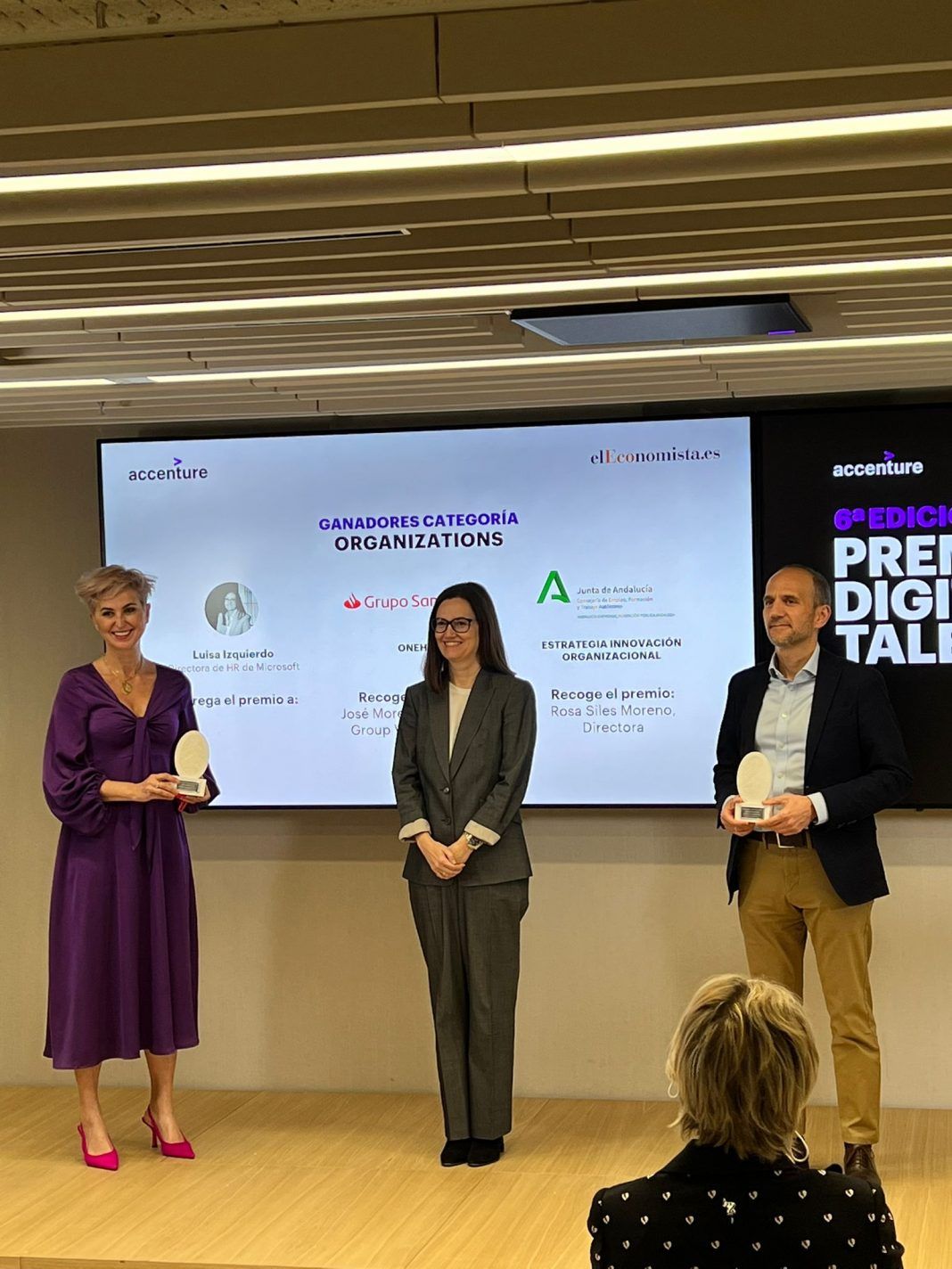 Andalucía Emprende, premiada en la 6a edición del Digital Talent de Accenture por su proyecto Estrategia de Innovación Organizacional