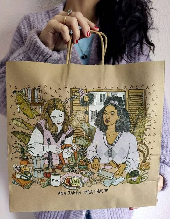 “Cultura ilustrada”, la exposición que convierte las bolsas en un objeto de valor