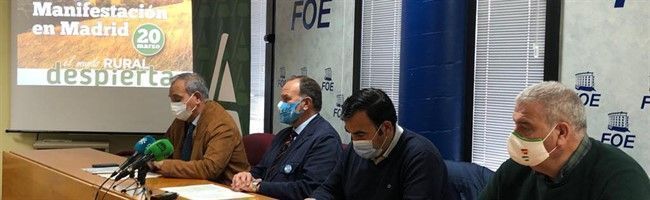El campo onubense marcha a Madrid el día 20 de marzo para exigir la dignificación del sector agrícola