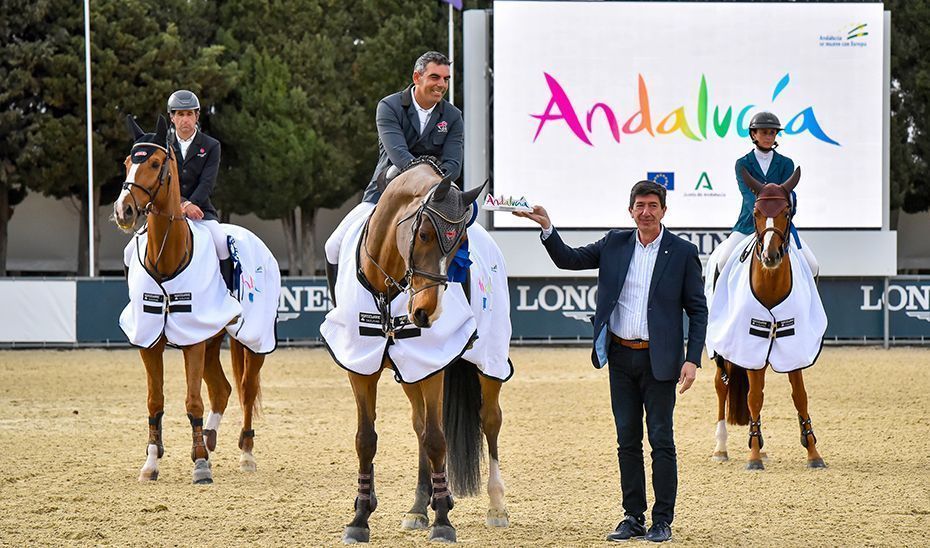 Juan Marín destaca la aportación del Sunshine Tour a la marca Andalucía y al turismo ecuestre