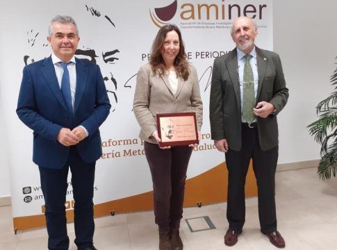 Encarna Freire gana el II Premio de periodismo ‘Paco Moreno’ sobre minería metálica andaluza de Aminer