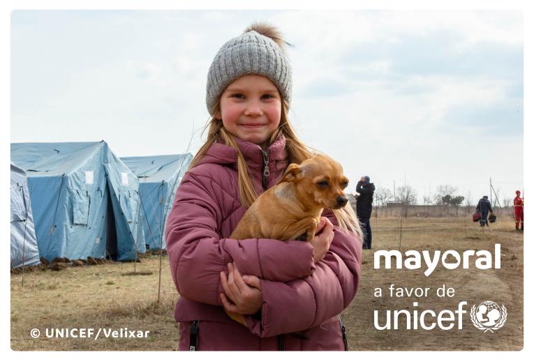 Mayoral colabora con Unicef España para ayudar a los niñas y familias de Ucrania