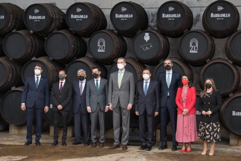 Su Majestad el Rey visita Bodegas Barbadillo con motivo de su bicentenario