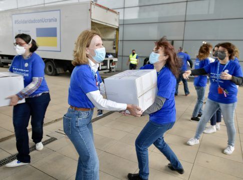 Telefónica y su fundación se movilizan por Ucrania