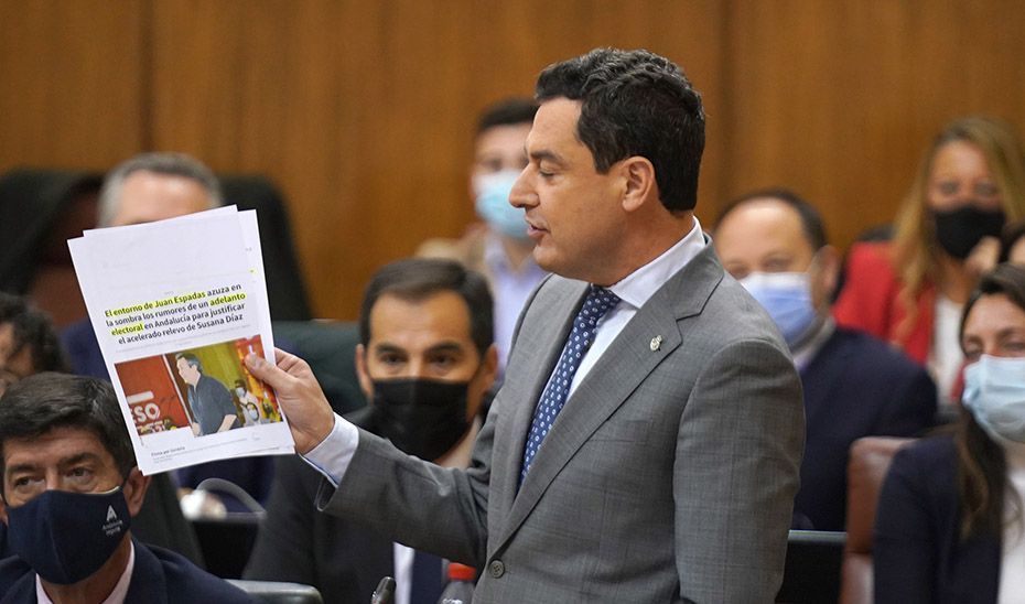 Moreno anuncia ayudas a las empresas que trabajan con la Junta para paliar la escalada de precios
