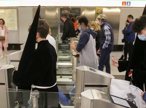 Los viajeros de los metros andaluces aumentan un 7,7% respecto a la Semana Santa de 2019
