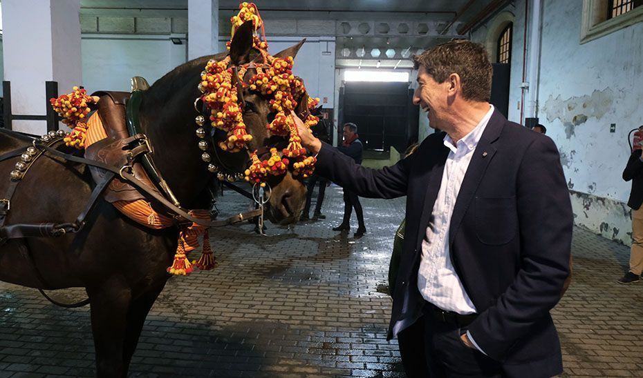 Marín señala que el mundo del caballo es "un atractivo turístico fundamental" de Andalucía
