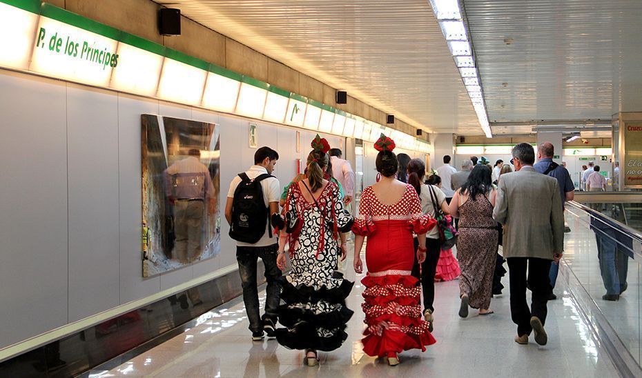 El metro de Sevilla ofrecerá servicio ininterrumpido durante toda la Feria de Abril
