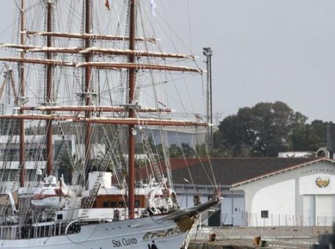 El Puerto de Huelva recibe este fin de semana la escala de cruceros del velero Sea Cloud
