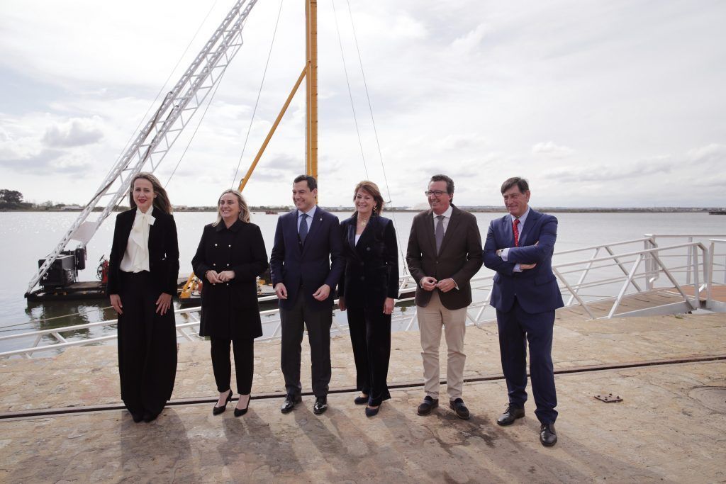Las obras de la Marina Deportiva del Odiel se inician hoy en el Puerto de Huelva, un hito relevante en la transformación del Muelle de Levante
