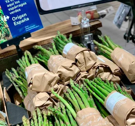 Carrefour comercializa 1.500 toneladas de espárragos andaluces