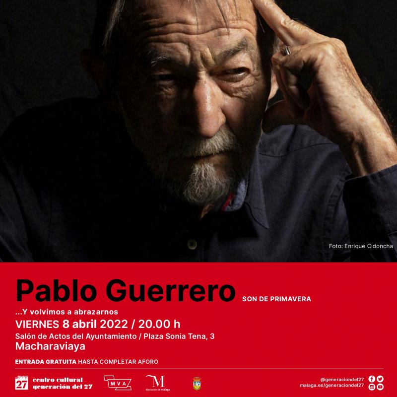 El Centro del 27 presenta la nueva novela de Isabel Bono y lleva a Macharaviaya un concierto del cantautor Pablo Guerrero