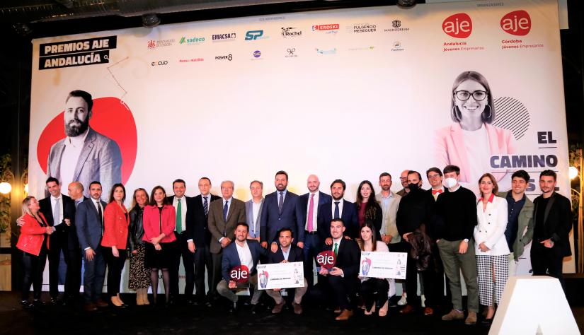 Ecoinver y Víver Kombucha, empresas ganadoras de los Premios AJE Andalucía