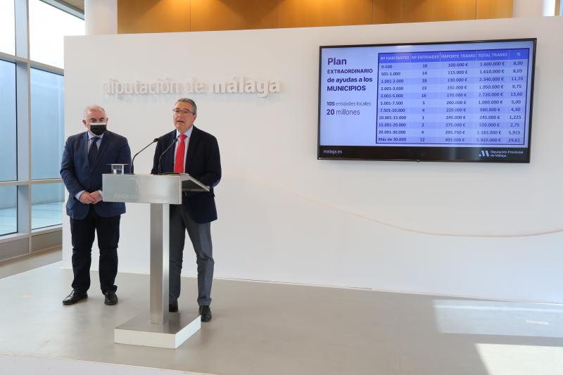 La Diputación lanza un plan de 20 millones de euros para todos los municipios para atender los daños de los últimos temporales