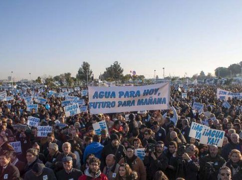 La Plataforma recuerda a Planas que el problema del Condado “es de agua” y la solución “está en sus manos”
