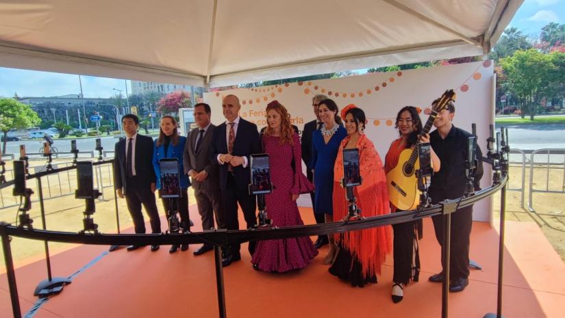 Orange une tradición y tecnología en la Feria de Abril de este año con una espectacular experiencia 5G