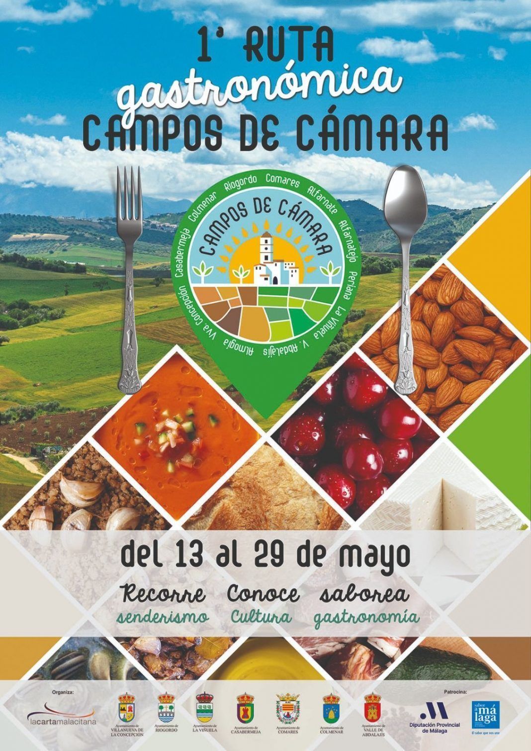 Sabor a Málaga impulsa la primera ruta gastronómica Campos de Cámara para promocionar productos malagueños