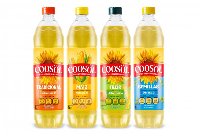 Coosol relanza su gama de aceites de girasol y semillas