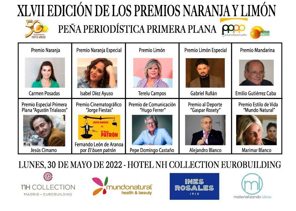 XLVII edición de la entrega de Premios Naranja y Limón
