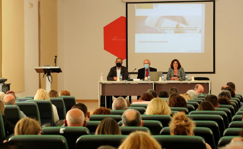 Más de 130 técnicos de 80 municipios participan en una jornada de la Diputación de Málaga sobre la reforma laboral